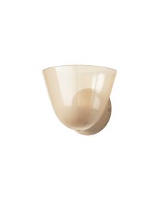 Sage Bend Wall Sconce Mounted On A Plain Wall - Beige (synthetic illustration; no displayed measurements)