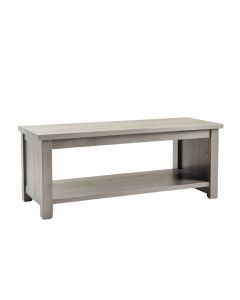 Summit Falls Indoor Bench - Gray (synthetic illustration; no displayed measurements)