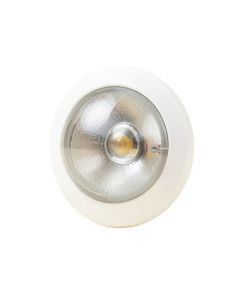 Saraland White 1 -Bulb Outdoor Bulkhead Light