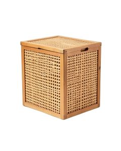 Storage Hamper Lattice Standard Solid Teak Deck Box