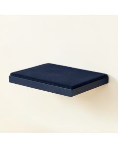 Stone Bridge Wall-Mounted Cat Perch - Navy (synthetic illustration; no displayed measurements)