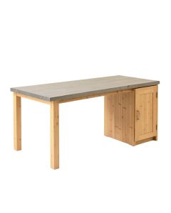 Maple Crossing Empty Workshop Workbench - Gray