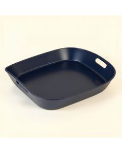 Moss Branch Serving Tray - Navy (synthetic illustration; no displayed measurements)