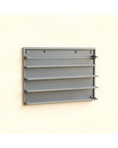 Linden Bluff Empty Wall-Mounted Tool Organizer Panel - Gray (synthetic illustration; no displayed measurements)