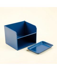 Glen Branch Empty Coffee-Station Organizer - Blue (synthetic illustration; no displayed measurements)