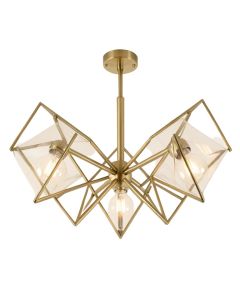 Alana Unique Statement Geometric Chandelier (synthetic illustration; no displayed measurements)