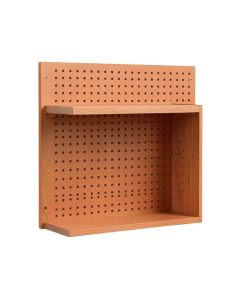 Spruce Bridge Empty Wall-Mounted Tool Organizer Panel - Terracotta (synthetic illustration; no displayed measurements)