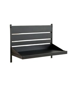 Holly Bend Wall-Mounted Entryway Organizer Shelf - Black