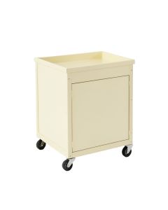 Slate Branch Empty Rolling Workshop Cart - Cream (synthetic illustration; no displayed measurements)