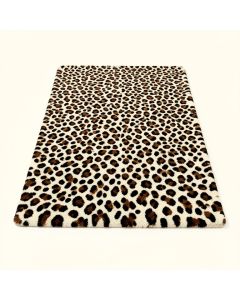Penley Animal Print Tufted Brown/Black/Ivory Area Rug (synthetic illustration; no displayed measurements)