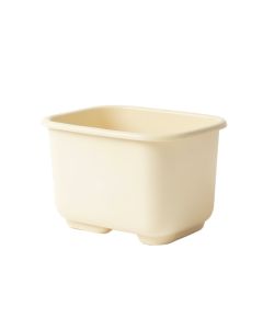 Alder Crest Empty Raised Planter - Ivory