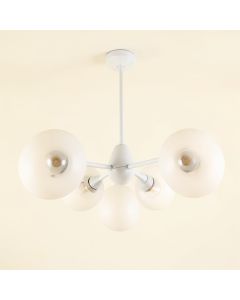 Lyra 6-Light Unique / Statement Globe Chandelier (synthetic illustration; no displayed measurements)