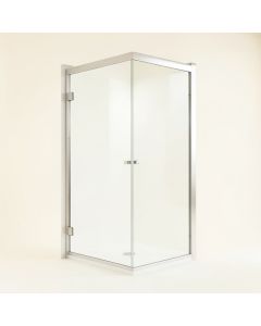 Elan E-Class 60 '' W X 66 '' H Single Sliding Frameless Shower Door With Rollerdisk Technology (synthetic illustration; no displayed measurements)
