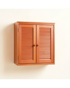 Stone Arc Wall-Mounted Laundry Cabinet - Terracotta (synthetic illustration; no displayed measurements)