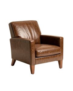 Egremont 41 '' Wide Split Grain Leather Armchair (synthetic illustration; no displayed measurements)