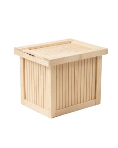Birch Branch Closed Outdoor Storage Box - Beige (synthetic illustration; no displayed measurements)