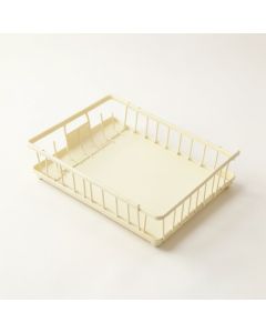 Linden Brook Empty Under-Desk Cable Tray - Cream (synthetic illustration; no displayed measurements)