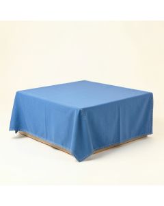 Bay Crossing Flat Bed Sheet - Blue (synthetic illustration; no displayed measurements)