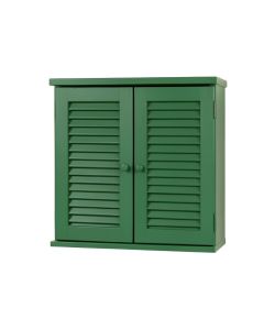 Sage Bridge Wall-Mounted Laundry Cabinet - Green (synthetic illustration; no displayed measurements)