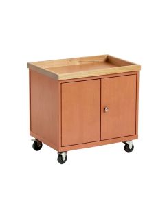 Cliff Brook Empty Rolling Workshop Cart - Terracotta