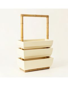 Spruce Crest Empty Vertical Garden Frame - Cream (synthetic illustration; no displayed measurements)