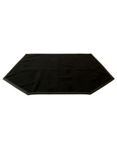 Stone Bluff Rectangular Outdoor Rug - Black (synthetic illustration; no displayed measurements)