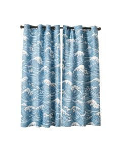 Ambesonne Blue Curtains
