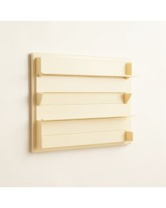 Flint Dale Empty Wall-Mounted Tool Organizer Panel - Ivory (synthetic illustration; no displayed measurements)