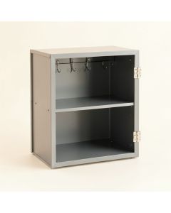 Elm Bend Empty Mug-Storage Cabinet Insert - Gray (synthetic illustration; no displayed measurements)