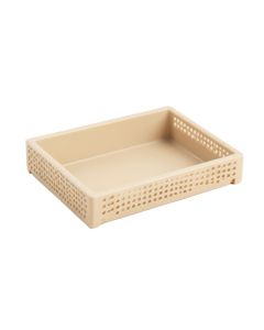 Wren Bend Empty Under-Desk Cable Tray - Beige (synthetic illustration; no displayed measurements)
