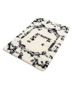 Soho Hand-Tufted Wool White/Black Area Rug