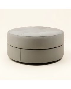 Darell 36 '' Wide Tufted Round Storage Ottoman (synthetic illustration; no displayed measurements)