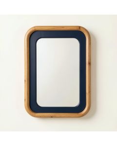 Meadow Crest Framed Wall Mirror - Navy (synthetic illustration; no displayed measurements)