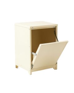 Ridge Bridge Freestanding Pull-Out Hamper Cabinet - Ivory (synthetic illustration; no displayed measurements)