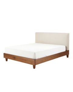 Frida Solid Wood And Upholstered Low Profile Standard Bed (synthetic illustration; no displayed measurements)