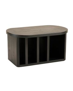 Heath Arc Shoe Storage Bench (synthetic illustration; no displayed measurements)