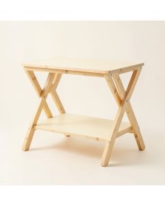 Heath Canyon Side Table - Cream (synthetic illustration; no displayed measurements)