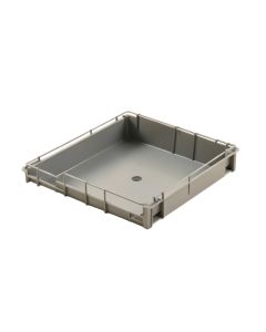 Bay Brook Empty Under-Desk Cable Tray - Gray (synthetic illustration; no displayed measurements)