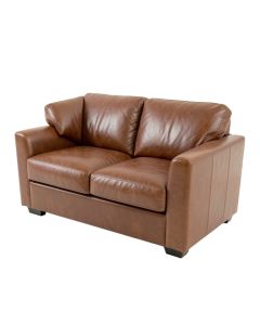 Akar 64 '' Genuine Leather Square Arm Loveseat (synthetic illustration; no displayed measurements)