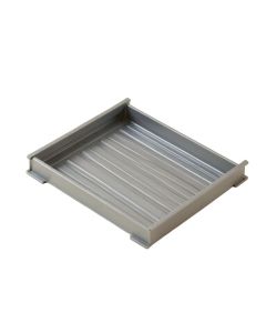 Dune Bridge Empty Under-Desk Cable Tray - Gray (synthetic illustration; no displayed measurements)