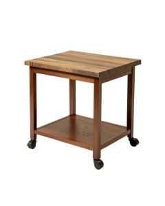 Premier Kitchen Cart With Butcher Block Top