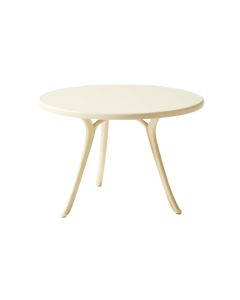 Slate Arc Patio Table - Ivory
