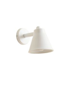 Ash Arc Wall Sconce Mounted On A Plain Wall