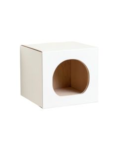 Brook Edge Wall-Mounted Cat Perch - White (synthetic illustration; no displayed measurements)