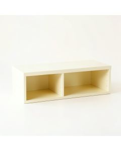 Vale Branch Shoe Storage Bench - Ivory (synthetic illustration; no displayed measurements)