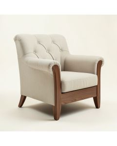 Schuh 32 '' Wide Tufted Cotton Armchair (synthetic illustration; no displayed measurements)