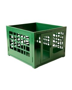 Reed Crossing Empty Furniture-Style Pet Crate - Green (synthetic illustration; no displayed measurements)