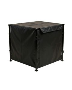 12 Ft. Heavy Duty Log Rack With Cover (synthetic illustration; no displayed measurements)