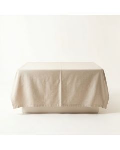 Slate Bend Flat Bed Sheet - Beige (synthetic illustration; no displayed measurements)