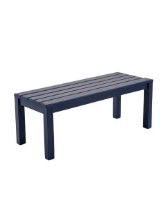 Field Bend Indoor Bench - Navy (synthetic illustration; no displayed measurements)